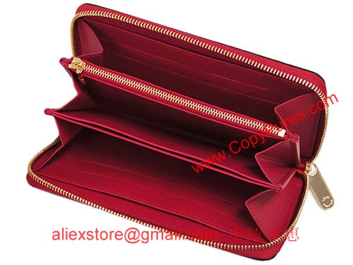 ルイヴィトンコピーヴィトン　ヴェルニ　スウィートモノグラム　ラウンドジップ長財布　ジッピーウォレット　ローズアンディアン　M90123